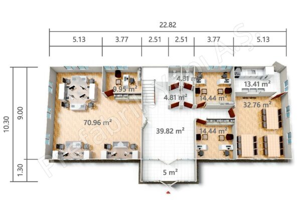 Prefabricated Office PRO 415 m2